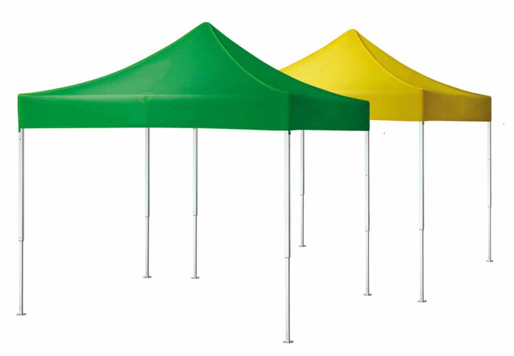 Qualytent Hobby - green - yellow - 3x3 - 01 Qualytent Hobby - gruen - gelb - 3x3 - 01