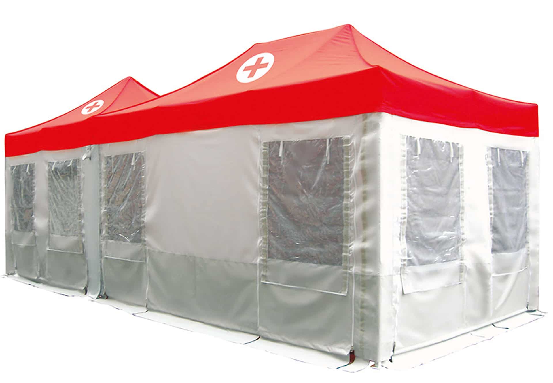 Tenda pieghevole Qualytent Rescue pronto intervento rossa 01 Tenda pieghevole Qualytent Rescue pronto intervento rossa 01
