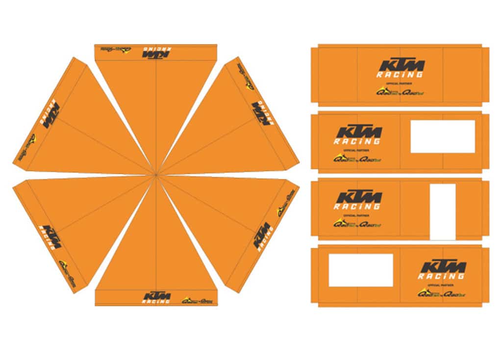 Qualytent Branding coperture pareti – ktm – 01 Qualytent Branding Dächer Wände - ktm - 01