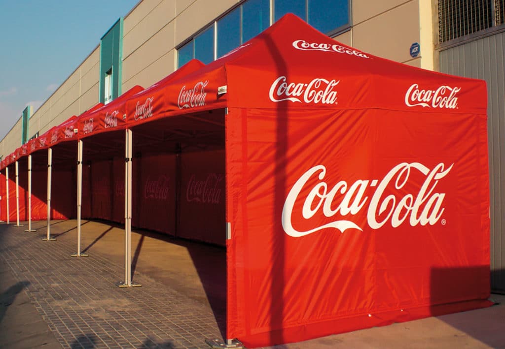 Qualytent personalizzazione – coca cola – 01 Qualytent Personalisierung - coca cola - 01